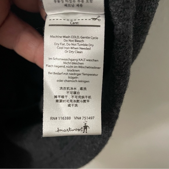 Smartwool Echo Lake Full Zip Vest Men's Size Small SW010002 Black - Picture 10 of 15